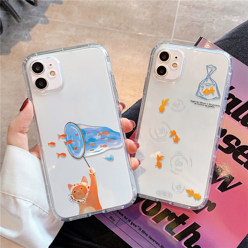 Apple Iphone 16 - 素敵な魚柄クリアスマホケース iPhone 14 16 15 11