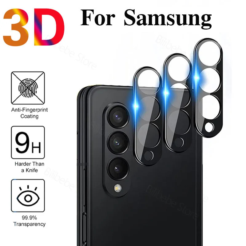 Tempered Glass Screen 9H - サムスンギャラクシー用スクリーンプロテクター,湾曲カメラ用,強化ガラス,折りたたみ式,4