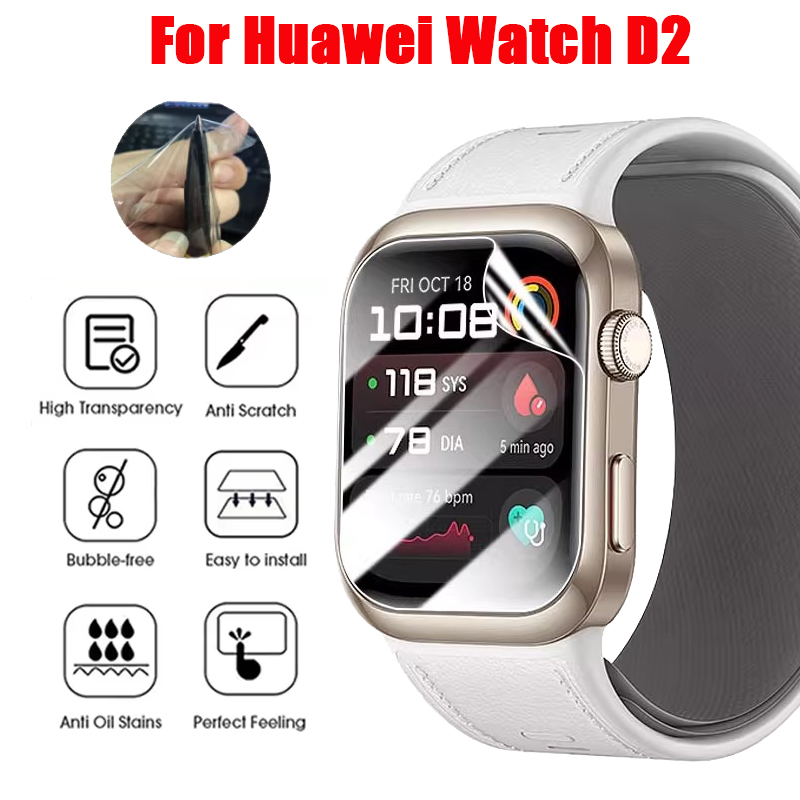 Smartwatch Screen Film - Huawei Watch用TPUヒドロゲルフィルム,透明なソフトスクリーンプロテクター,スマートウォッチ,強化ガラスなし,アクセサリー