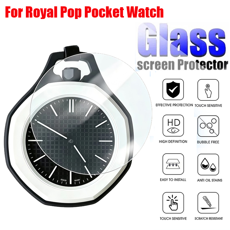 Smartwatch Screen Film - スウォッチ X AP ロイヤルポップ懐中時計用スクリーンプロテクター強化ガラスフィルム HD クリアアンチスクラッチ保護カバーアクセサリー