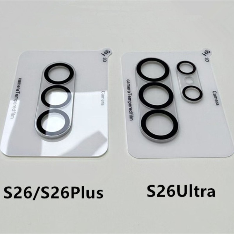 Tempered Glass Screen 9H - HDカメラレンズ用強化ガラスプロテクターフィルムカバー Samsung S26 Ultra S25 S24