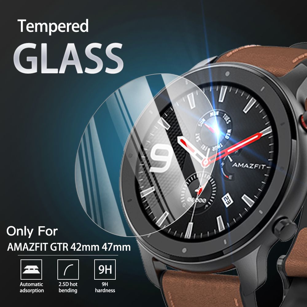 Smartwatch Screen Film - 9H 強化ガラスフィルム Amazfit GTR 42 ミリメートル
