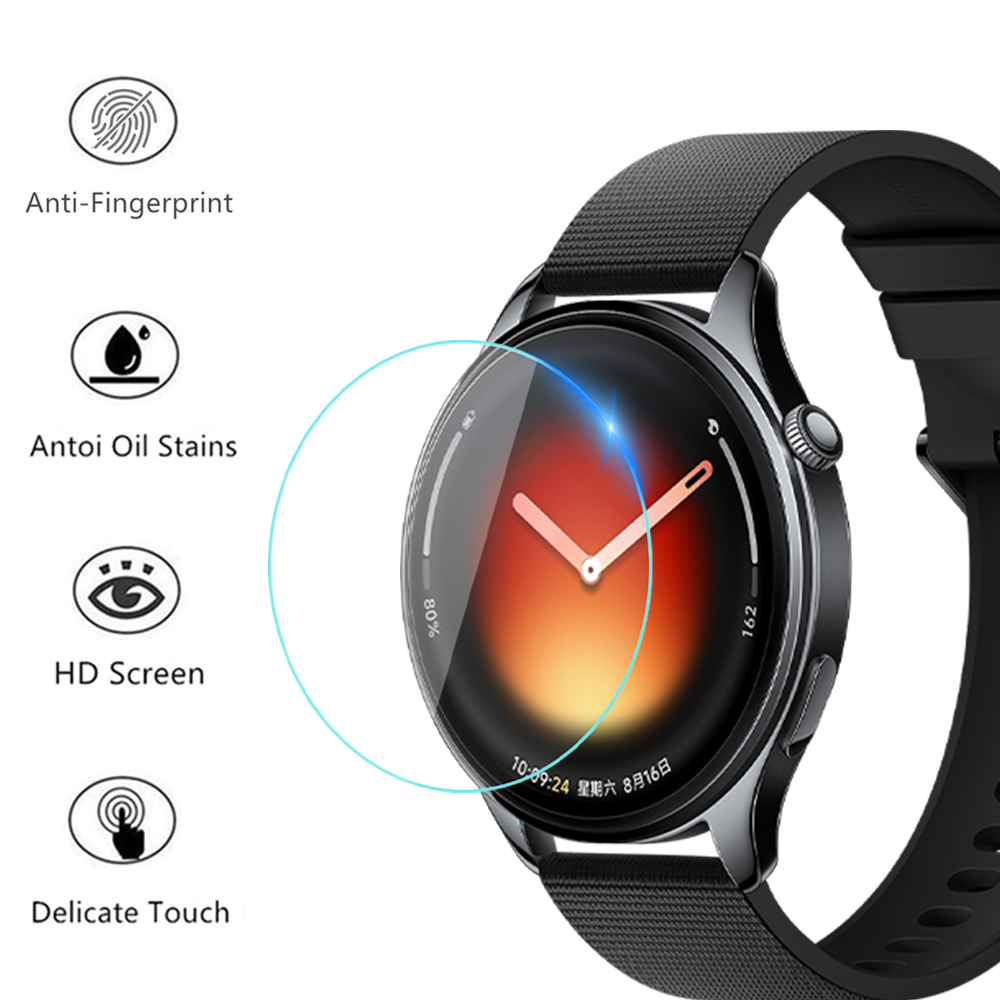 強化ガラス Xiaomi Watch 5 スマートウォッチ用 - Smartwatch Screen Film のレビューと価格