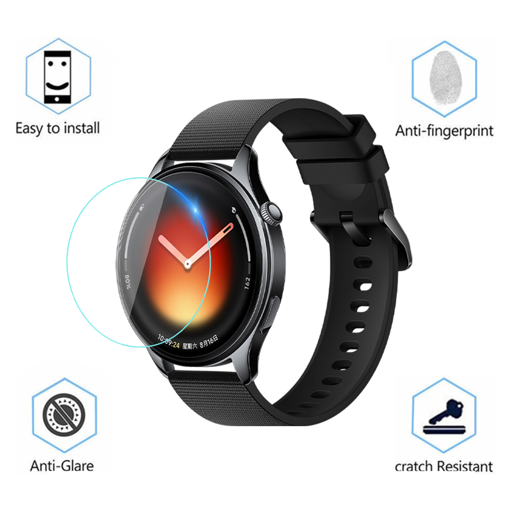 強化ガラス Xiaomi Watch 5 スマートウォッチ用 - Smartwatch Screen Film のレビューと価格