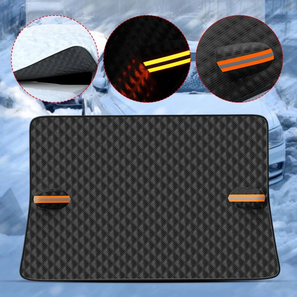 1-2 個フロントガラスカバー車肥厚磁気雪サンシェード防霜ハ - Glass Protector Auto のレビューと価格