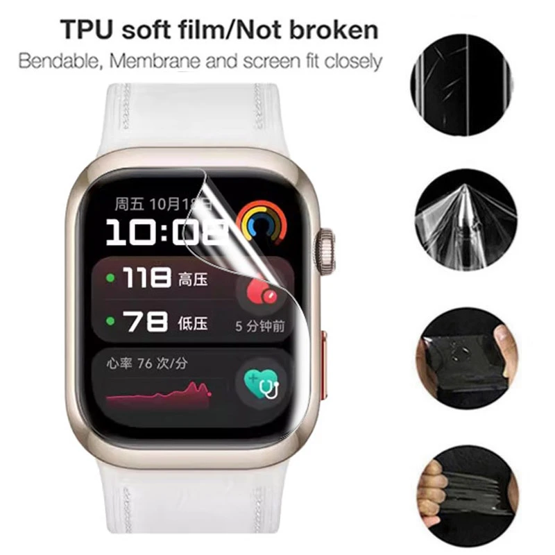 Huawei Watch用TPUヒドロゲルフィルム,透明なソ - Smartwatch Screen Film のレビューと価格