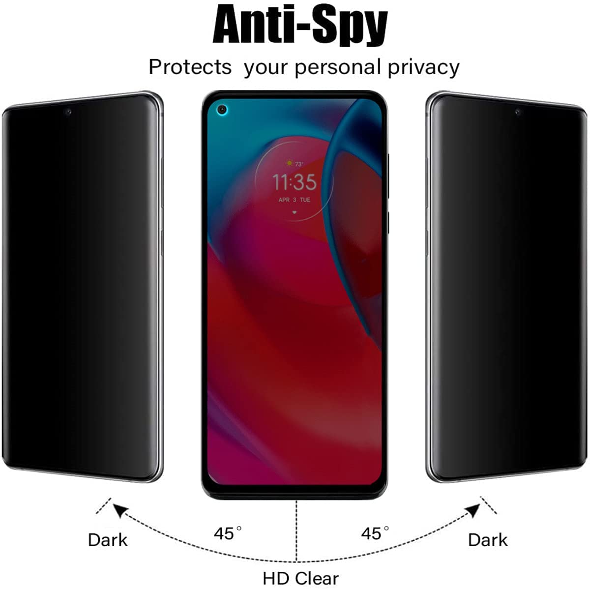 2 パック プライバシー フィルター 強化ガラス フィルム  - Privacy Filter 2Pack のレビューと価格