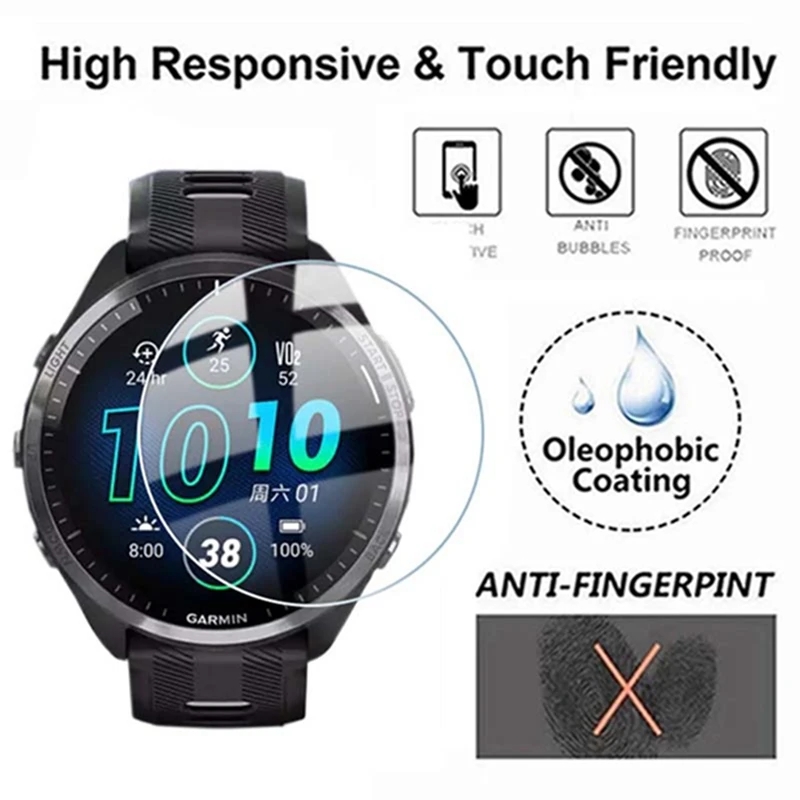 スマートウォッチアクセサリー強化ガラスフィルムスマートウォッ - Smartwatch Screen Film のレビューと価格