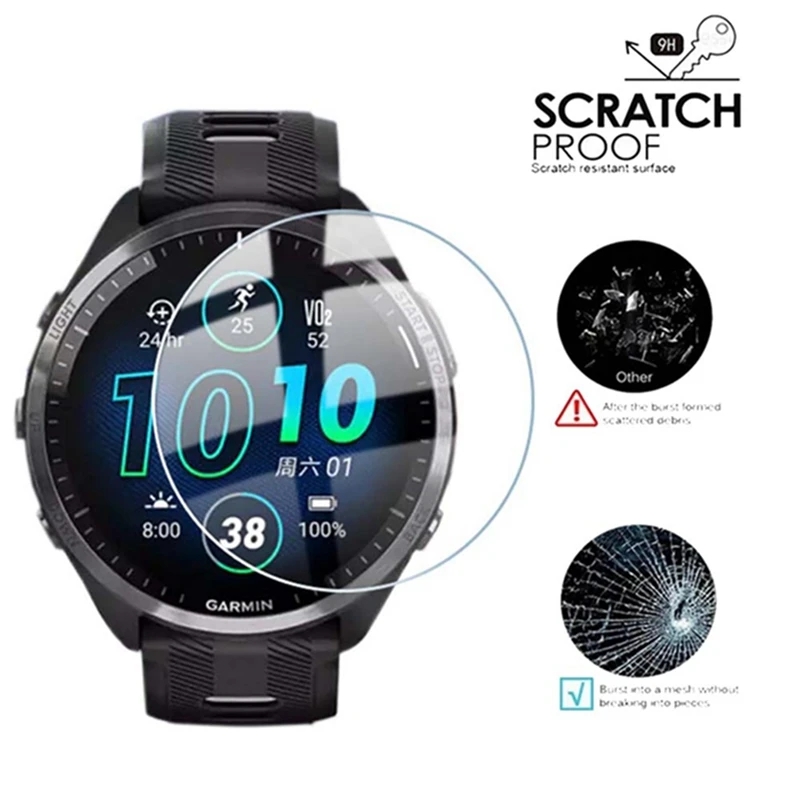 スマートウォッチアクセサリー強化ガラスフィルムスマートウォッ - Smartwatch Screen Film のレビューと価格
