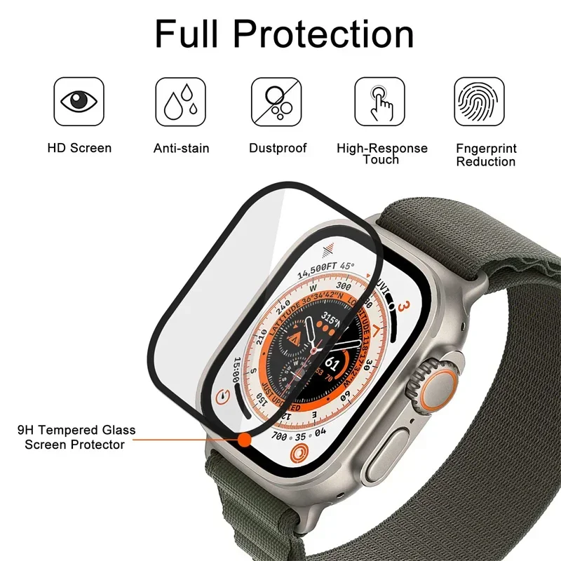 フル曲面スクリーンプロテクター Apple Watch Ul - Smartwatch Screen Film のレビューと価格
