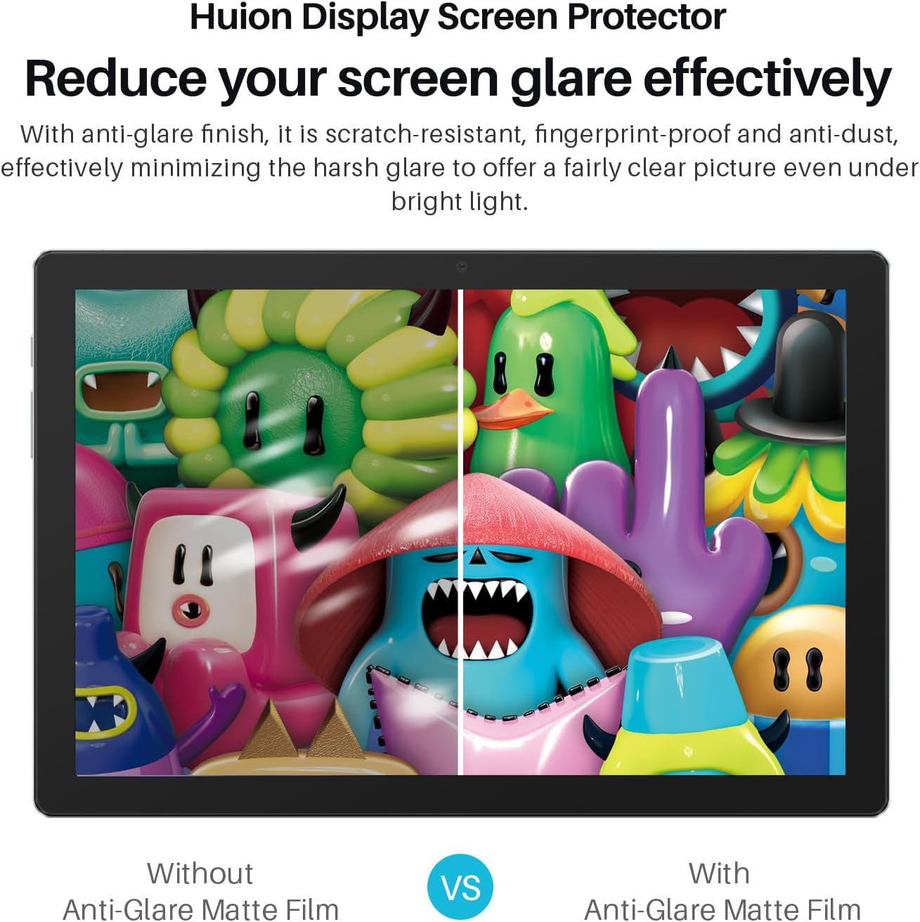 Huion 描画タブレット アンチグレア マット スクリーン - Matte Anti Glare Screen のレビューと価格