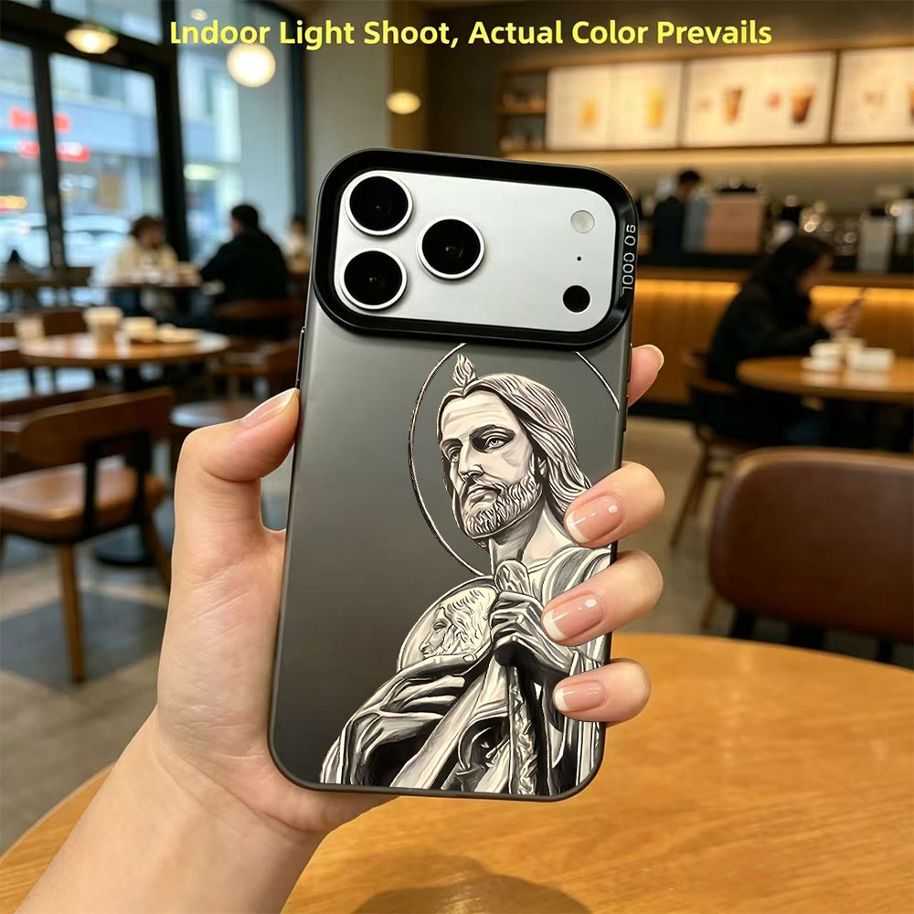サン・ジュダス・タデオ柄デザインのiPhoneケース（iPh - Apple Iphone 16 のレビューと価格